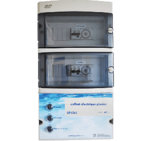 Coffret de filtration + Projecteurs 600 W + prise balai + disjoncteur 6.3-10 A