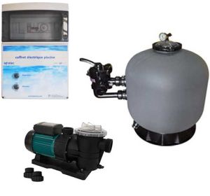 Kit de filtration pehd pour piscine 60m3