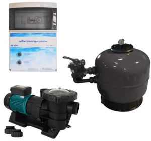 Kit de filtration piscine en polyester haut de gamme