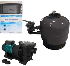 Filtre et son kit complet pour filtration de piscine