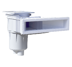 skimmer extra plat blanc piscine