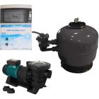 Filtre et son kit complet pour filtration de piscine