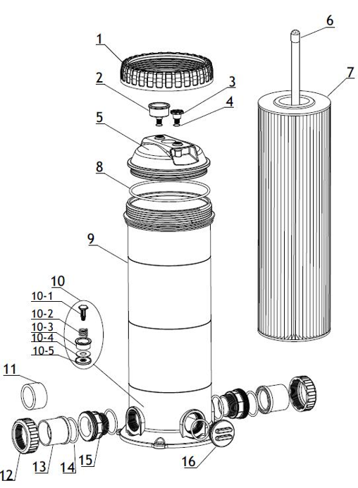 pièces détachées pompe doseuse ph piscine sotech