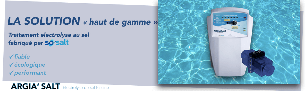 Traitement au sel pour piscine